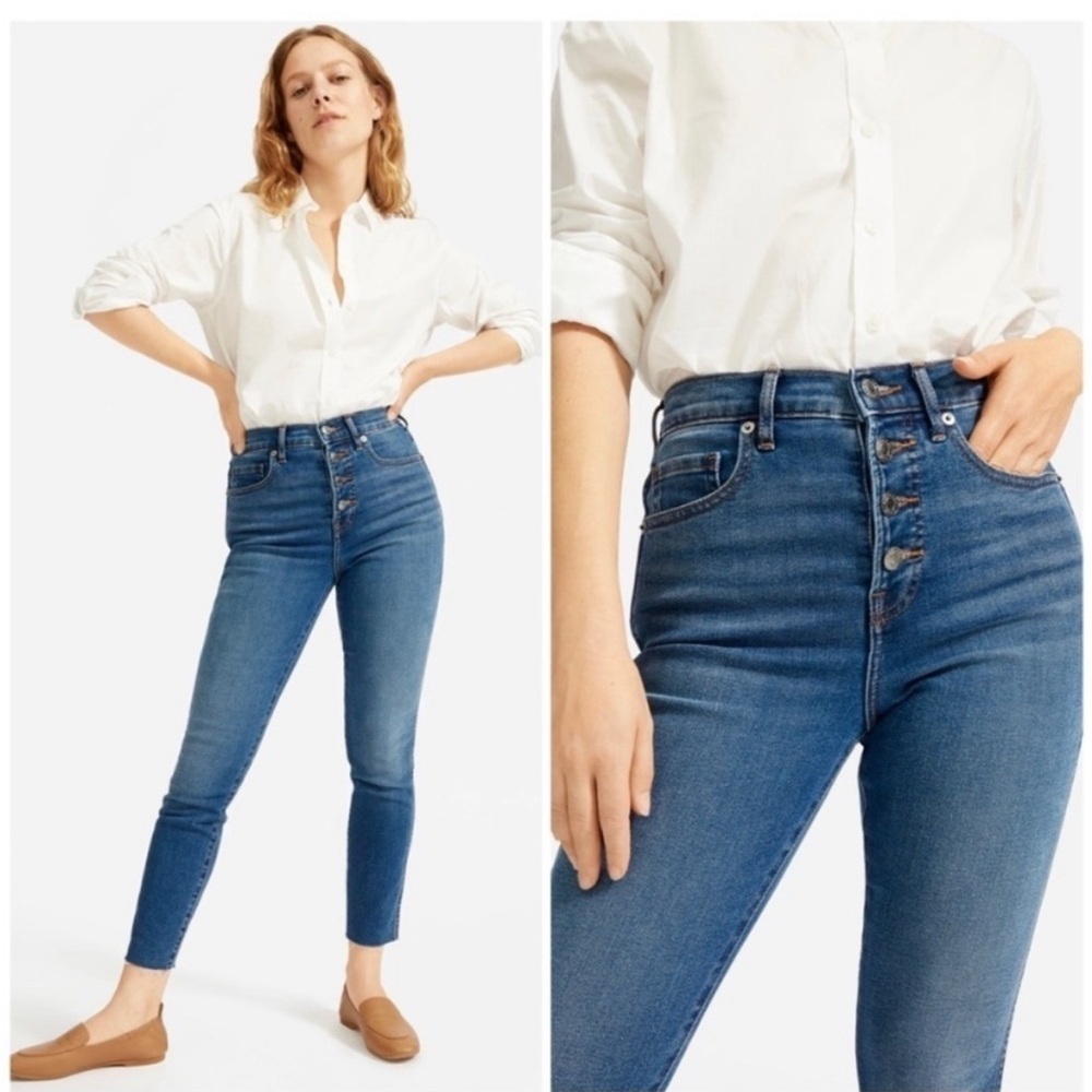 Everlane The Vintage Skinny Jean button fly